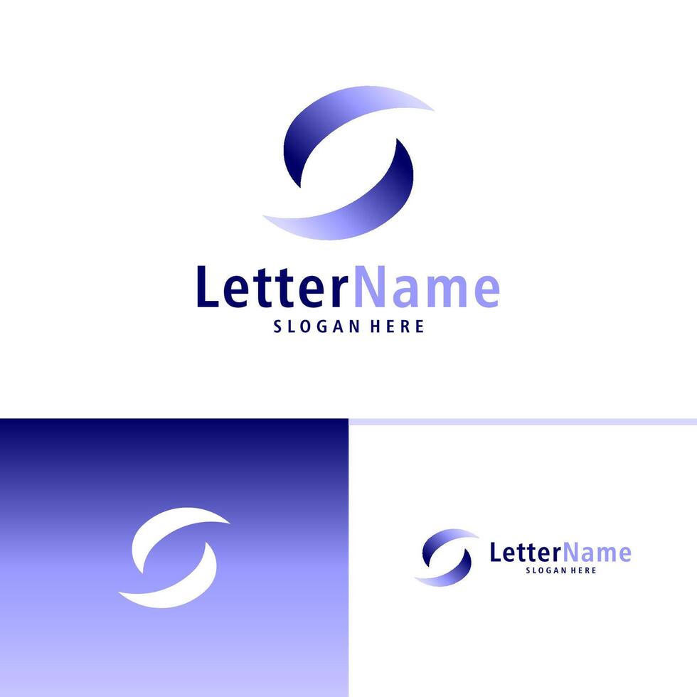 Modern letter S logo design vector. Creative S logo concepts template vector