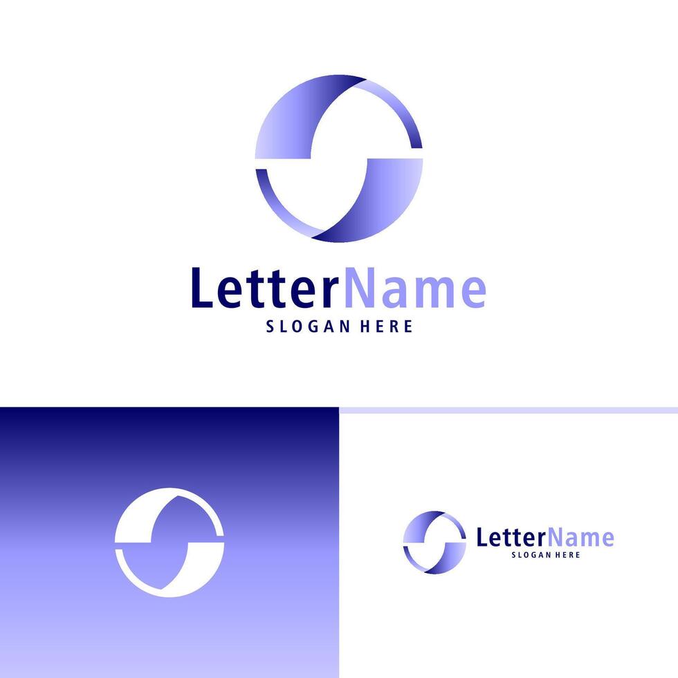 Modern letter S logo design vector. Creative S logo concepts template vector