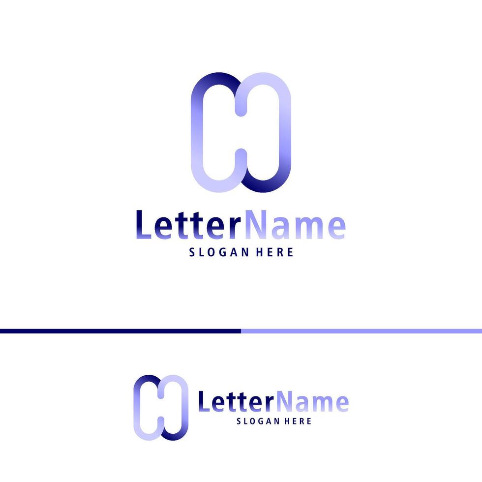 Modern letter H logo design vector. Creative H logo concepts template vector