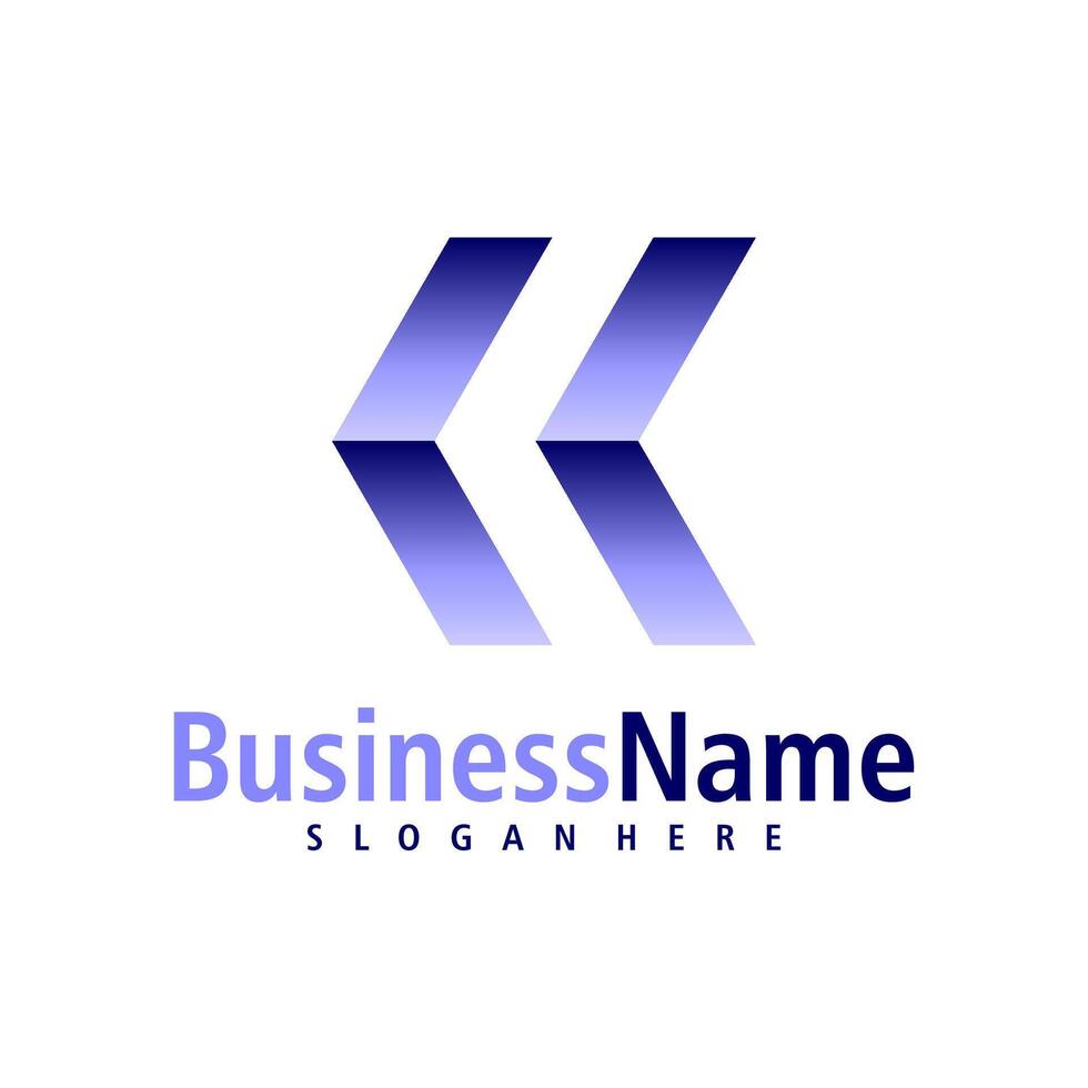 Letter K logo design vector. Creative Initial K logo concepts template vector