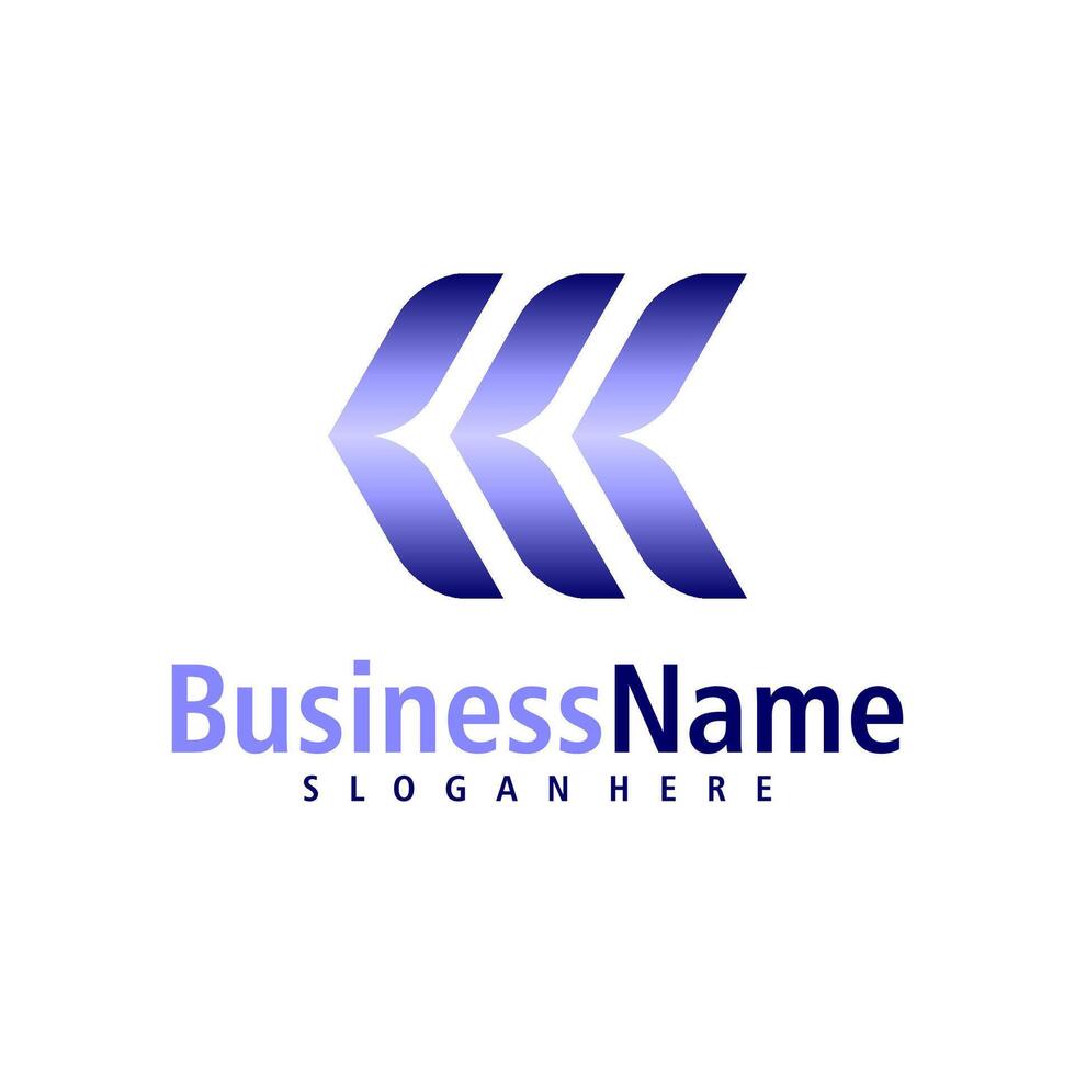 Letter K logo design vector. Creative Initial K logo concepts template vector