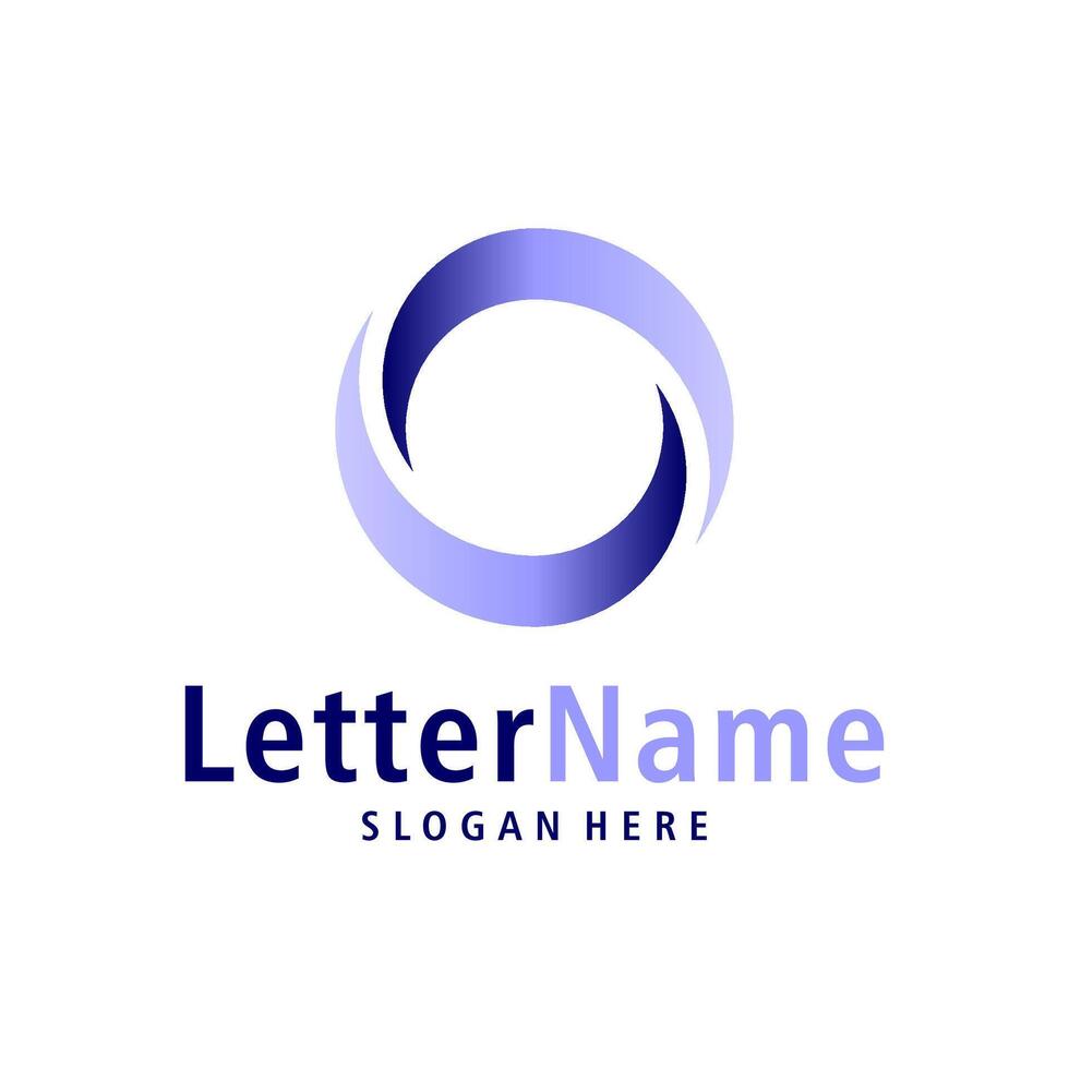 Modern letter O logo design vector. Creative O logo concepts template vector