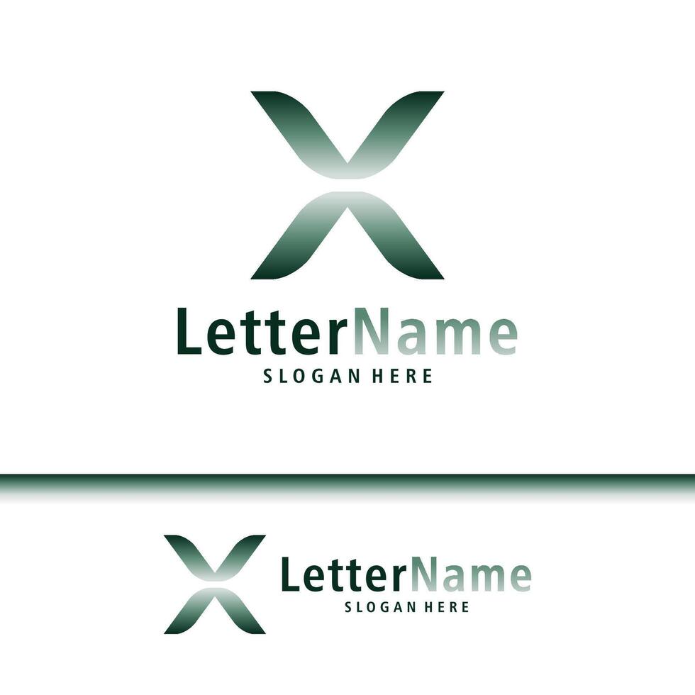 Modern letter X logo design vector. Creative X logo concepts template vector