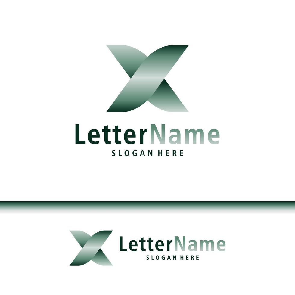 Modern letter X logo design vector. Creative X logo concepts template vector