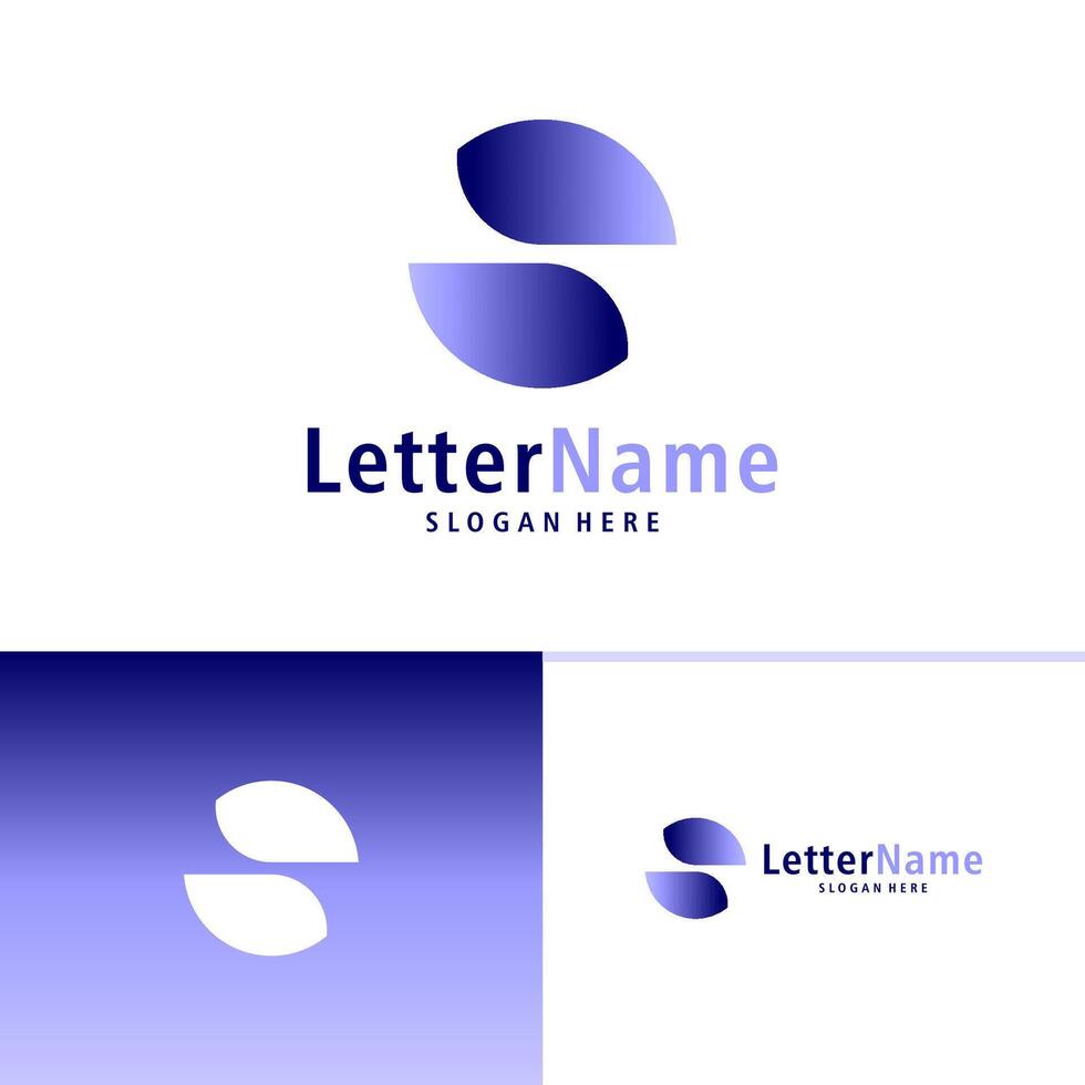 Modern letter S logo design vector. Creative S logo concepts template vector
