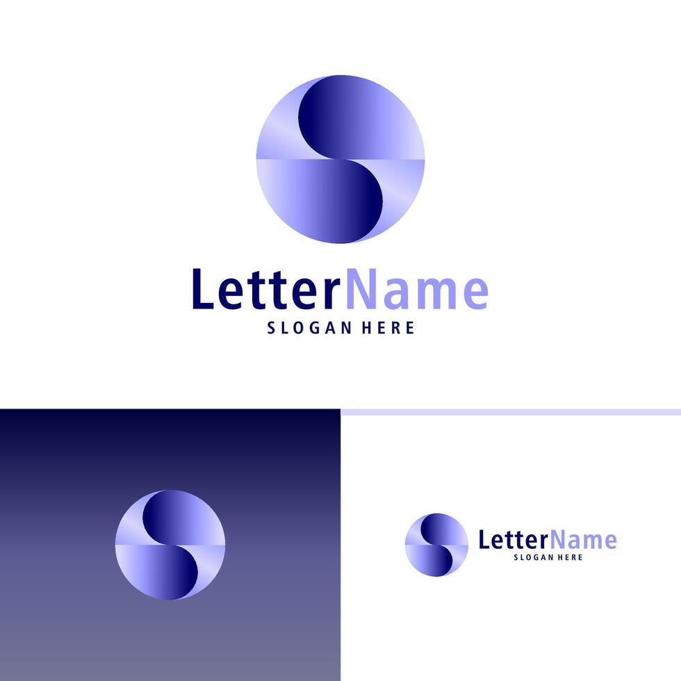 Modern letter S logo design vector. Creative S logo concepts template vector