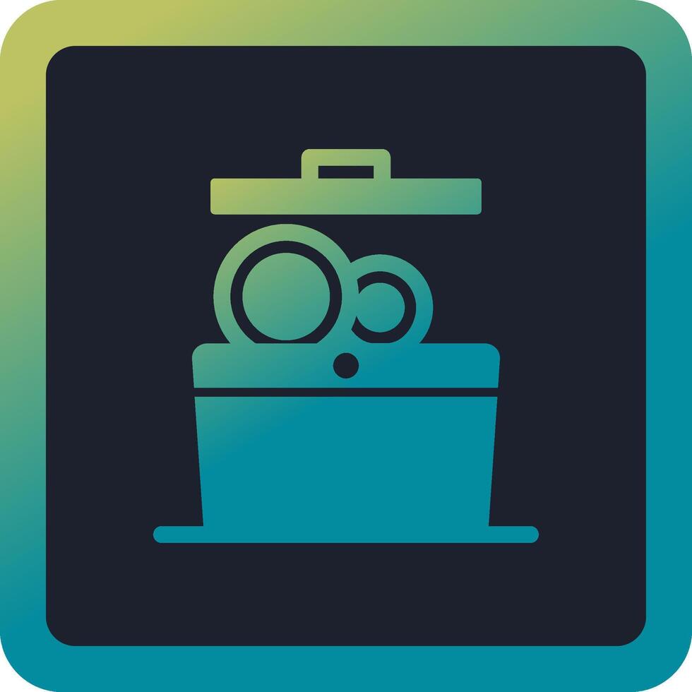 Dish Washer Vector Icon