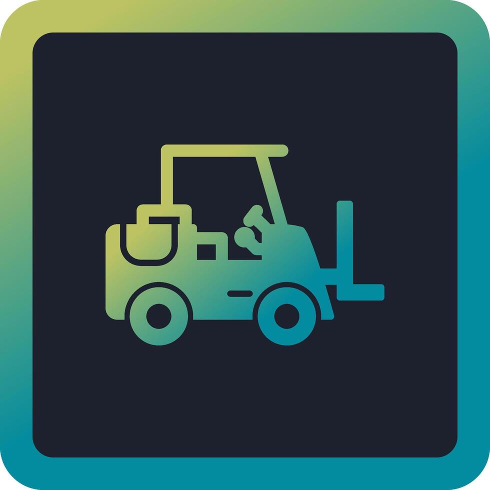 Forklift Vector Icon