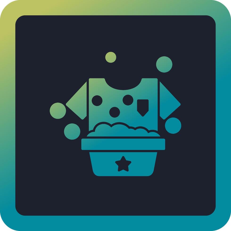 Washing Clothes Vector Icon
