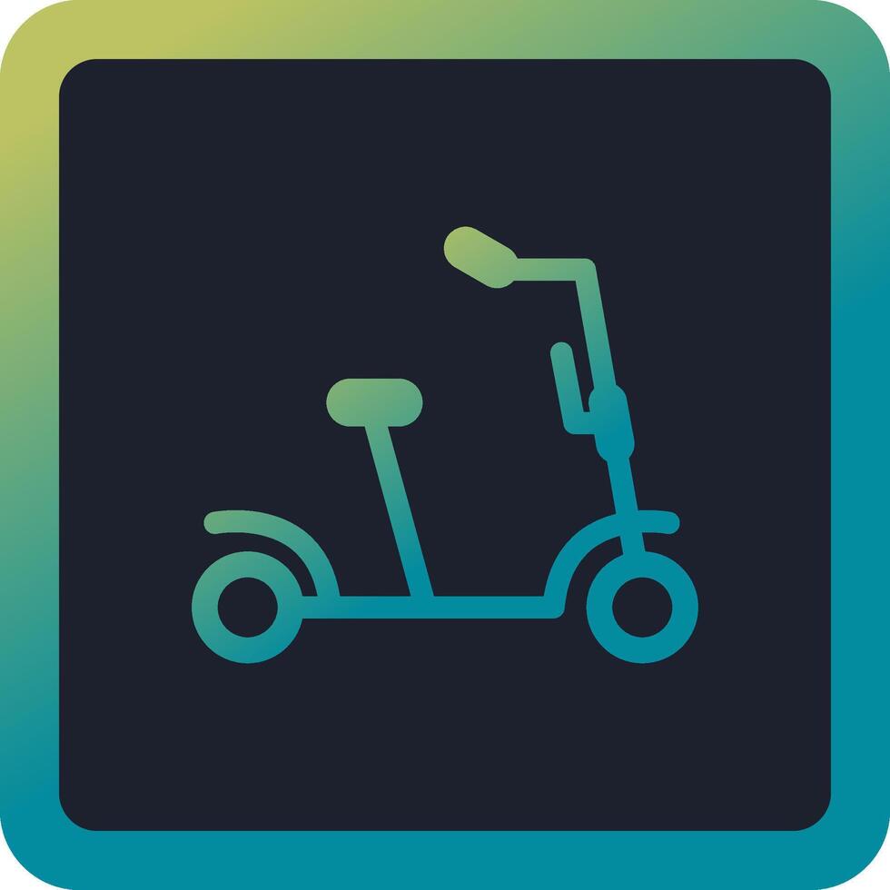 Kick Scooter Vector Icon