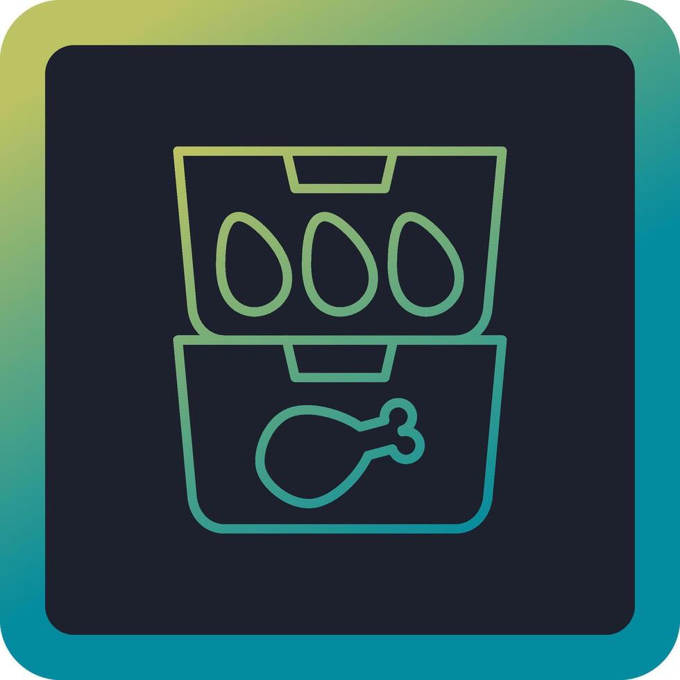 Food Containers Vector Icon