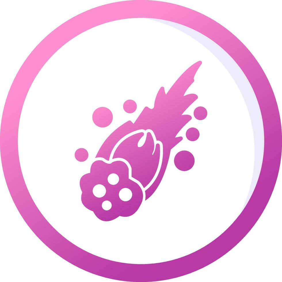 Meteor Vector Icon