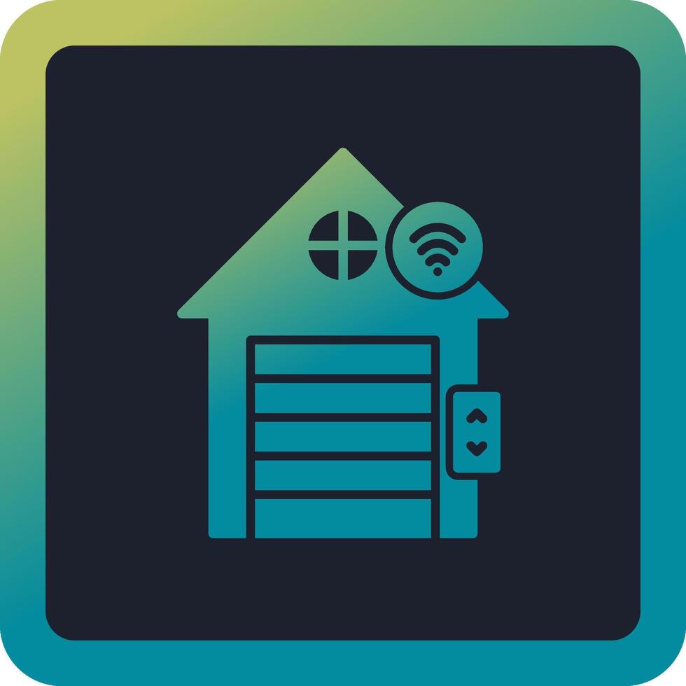 Smart Garage Vector Icon