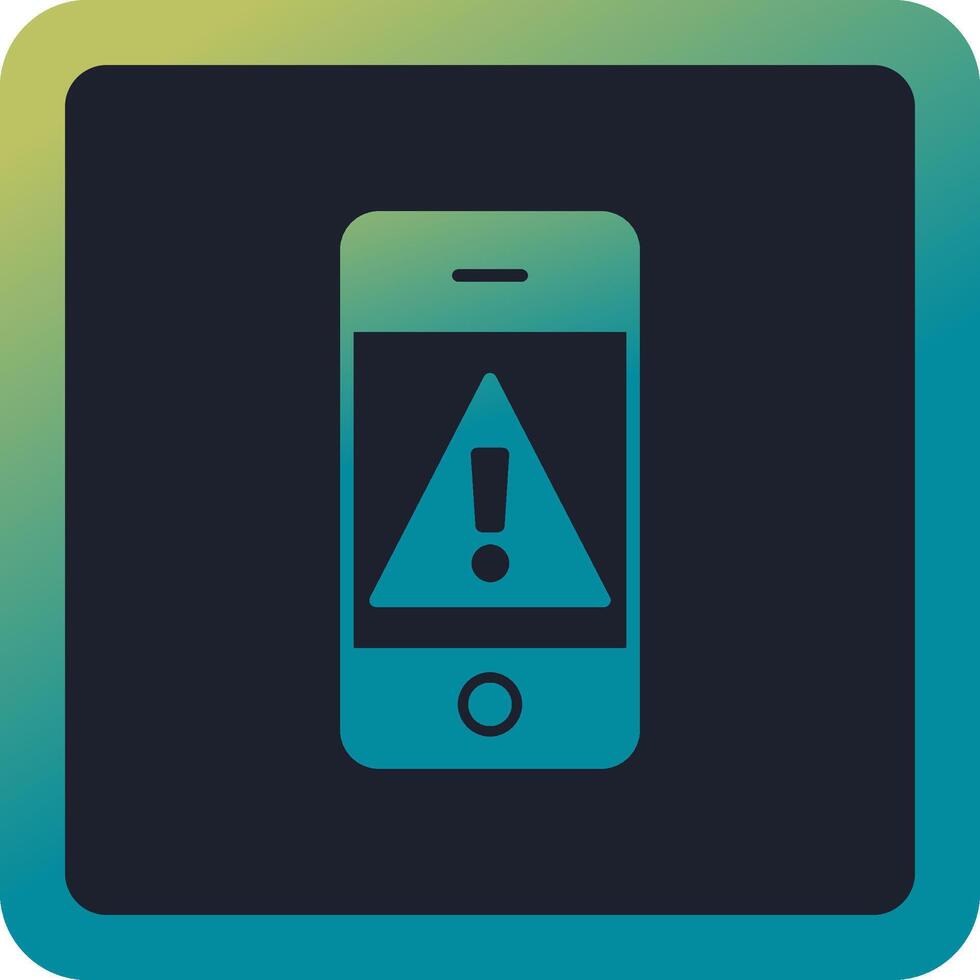 Mobile Alert Vector Icon