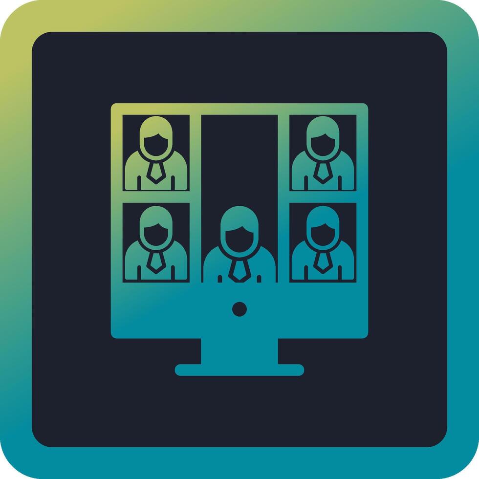 Conference call Vector Icon