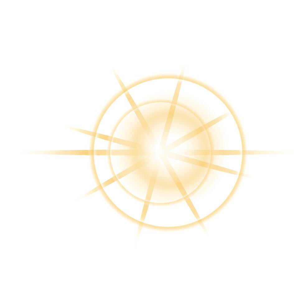 Lens Flare Light Glow vector