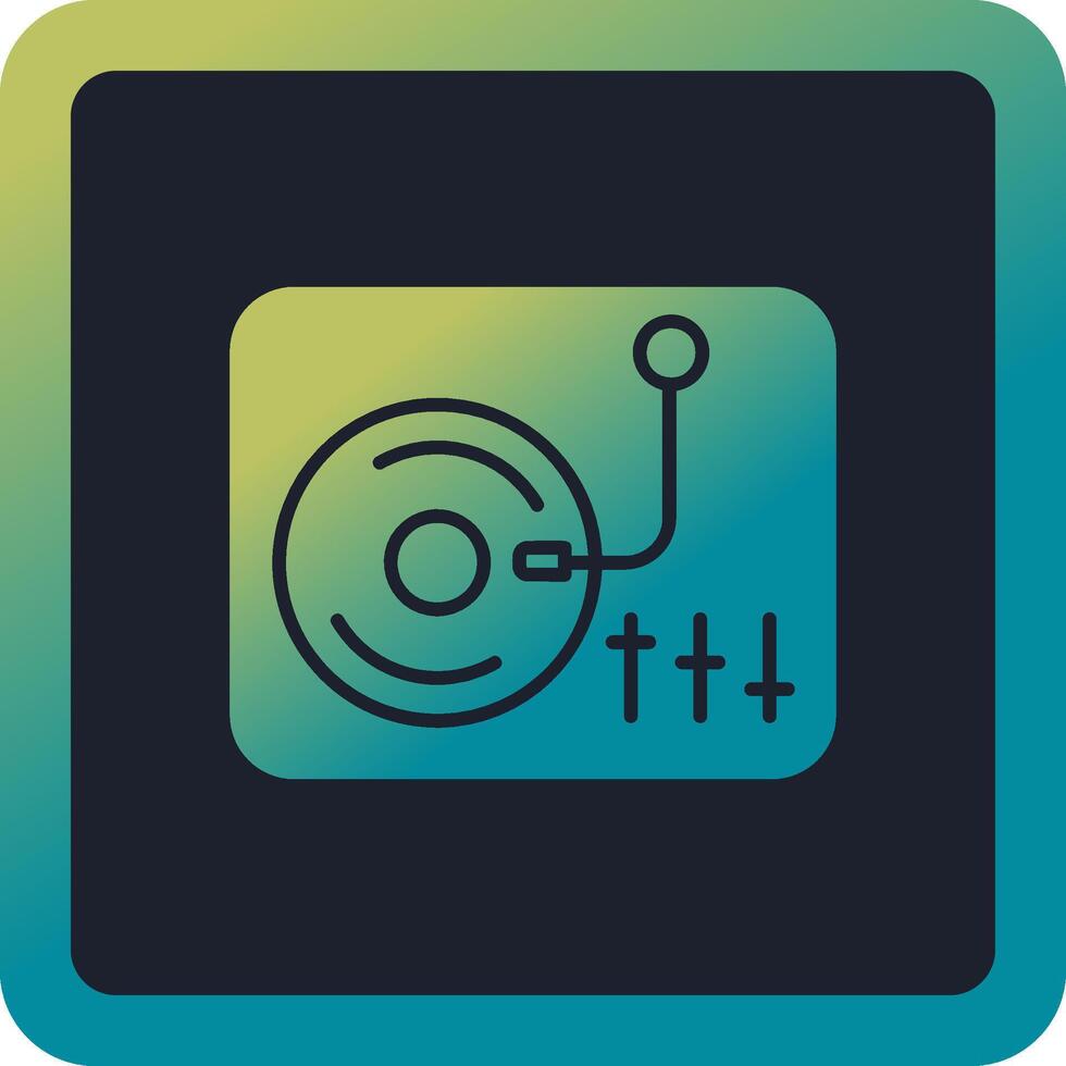 Turntable Vector Icon