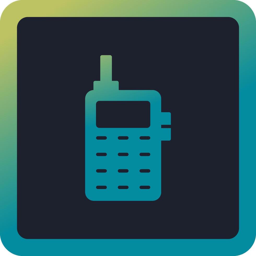 Old Phone Vector Icon