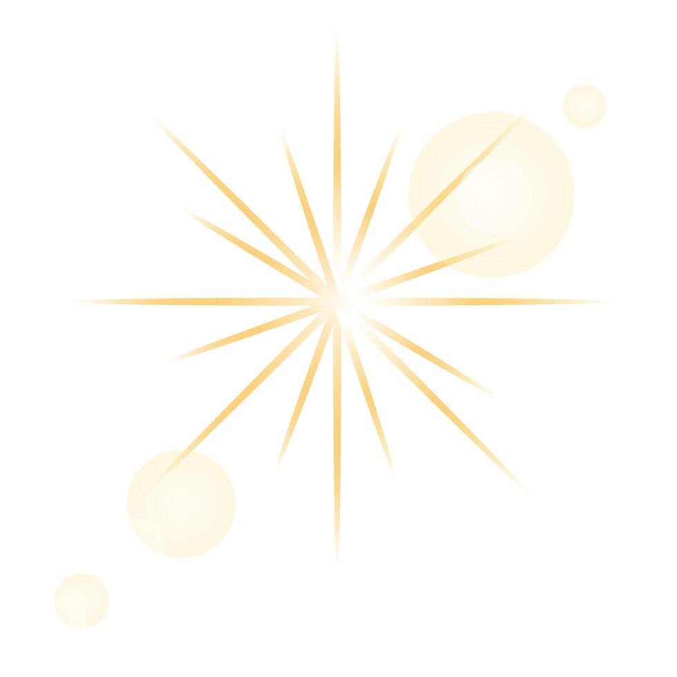 Lens Flare Light Glow vector