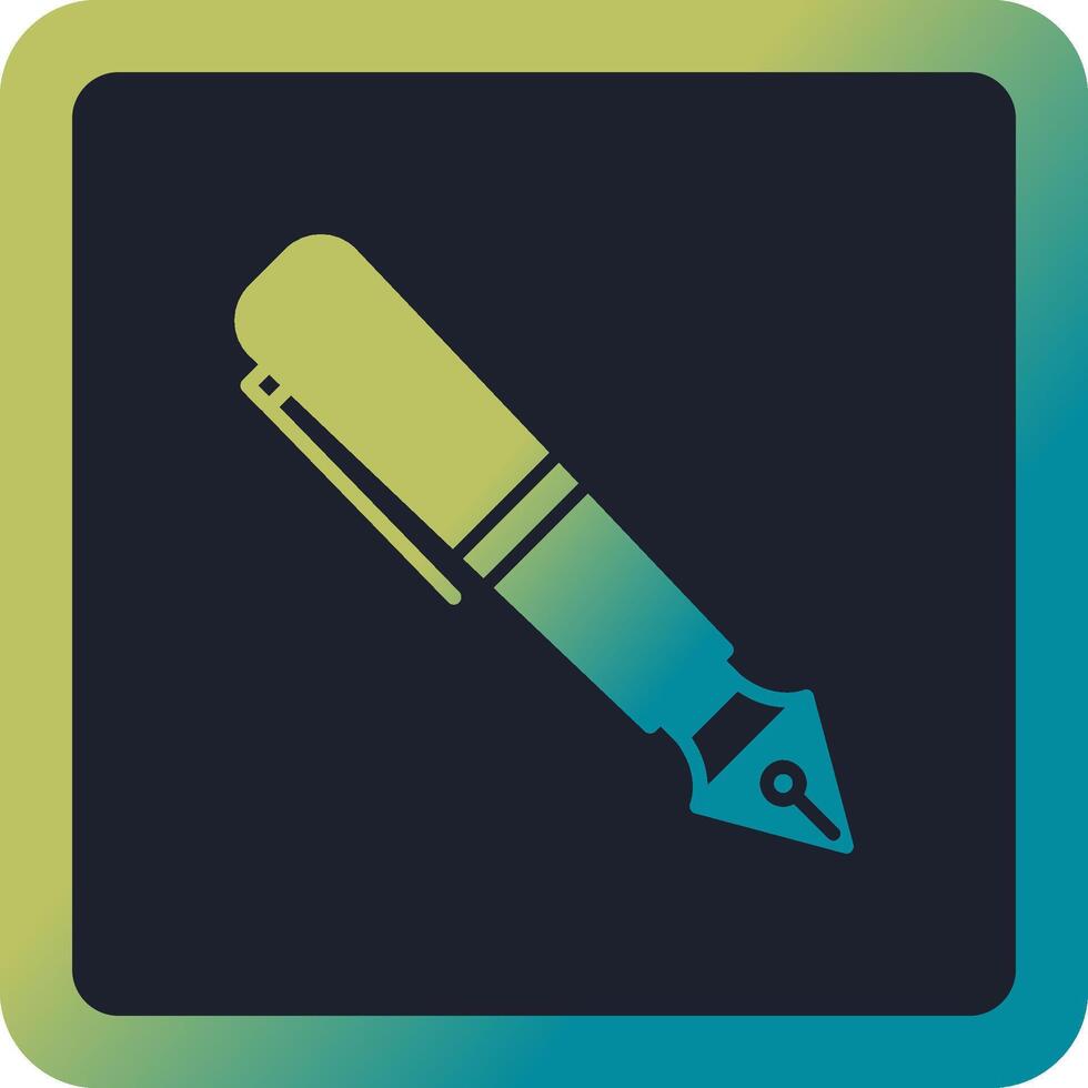 Fountain Pen Vector Icon