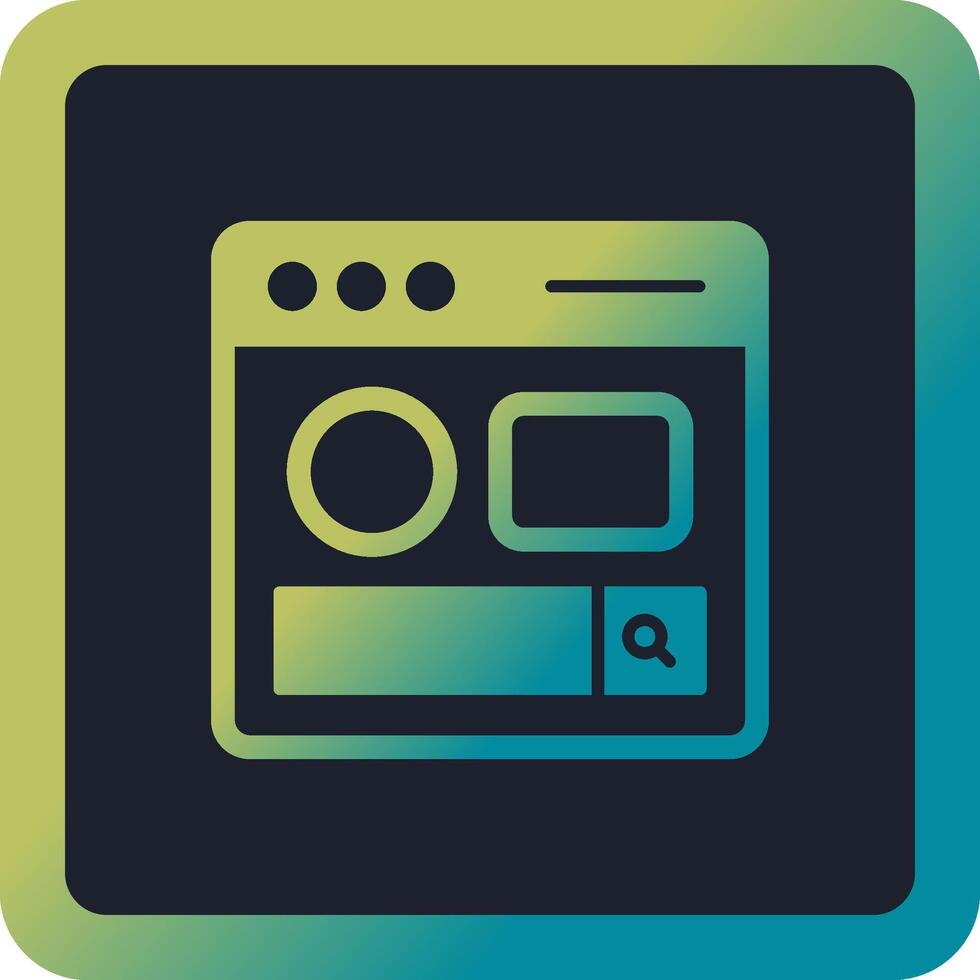 Search Page Vector Icon