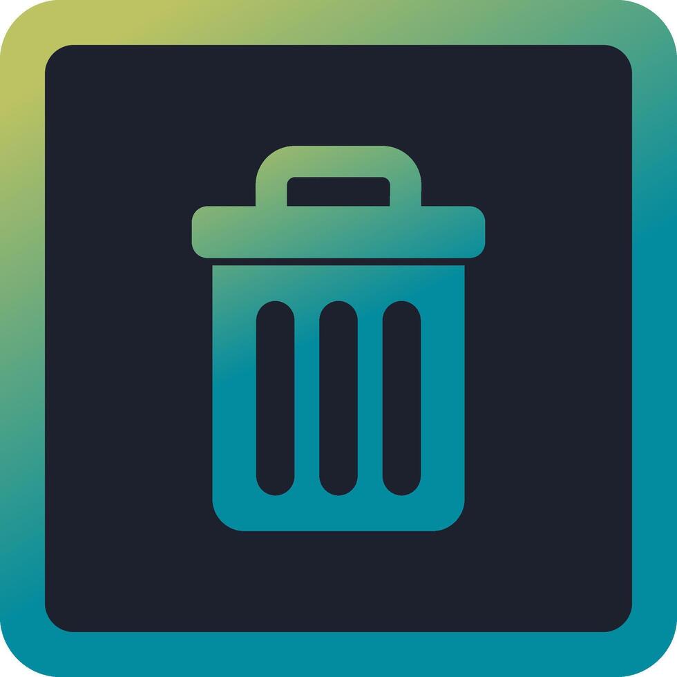 Trash Bin Vector Icon