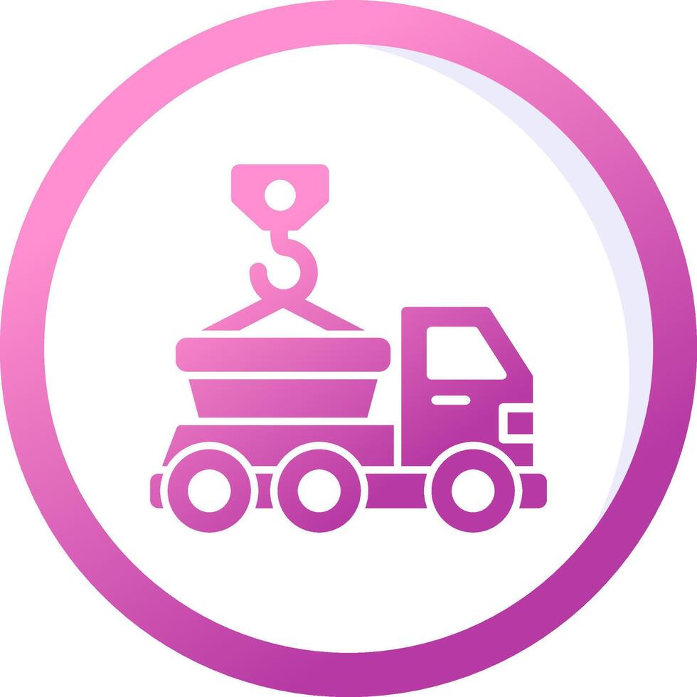 Skip Truck Vector Icon