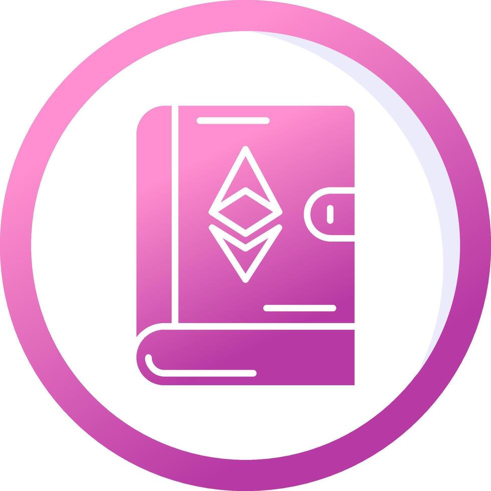 Ethereum Book Vector Icon