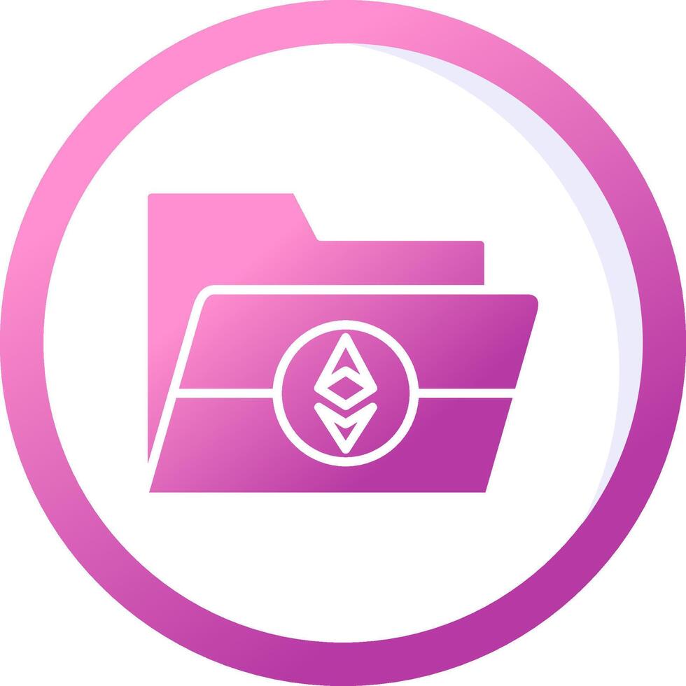 Ethereum Folder Vector Icon