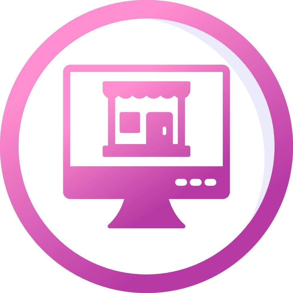 Online Shop Vector Icon