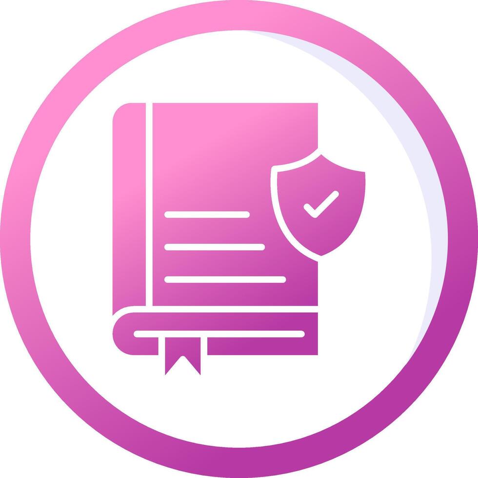 Book Secure Vector Icon