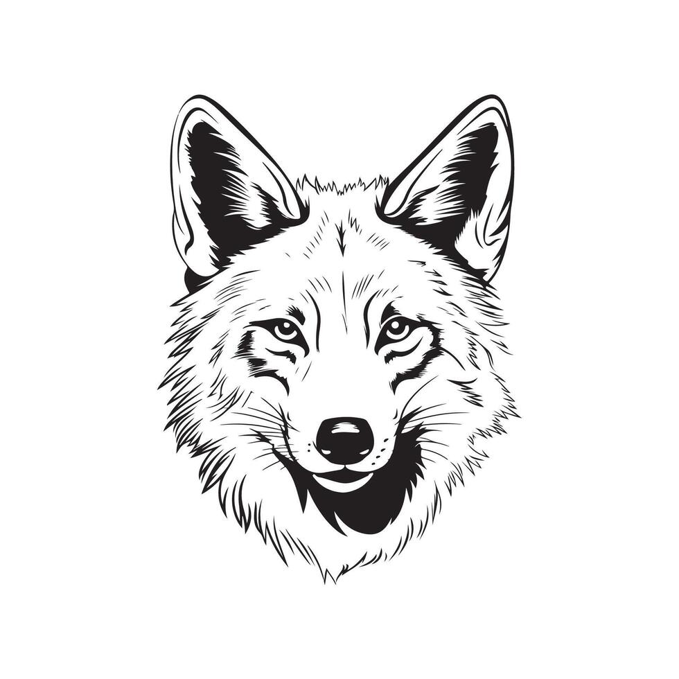 Wolf Head Vector Art, Icons, and Graphics