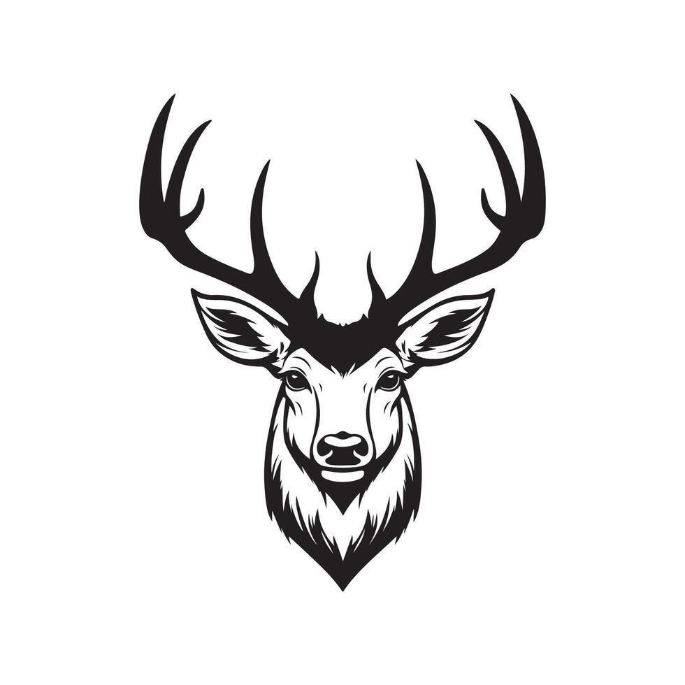 Deer Head Vector Images