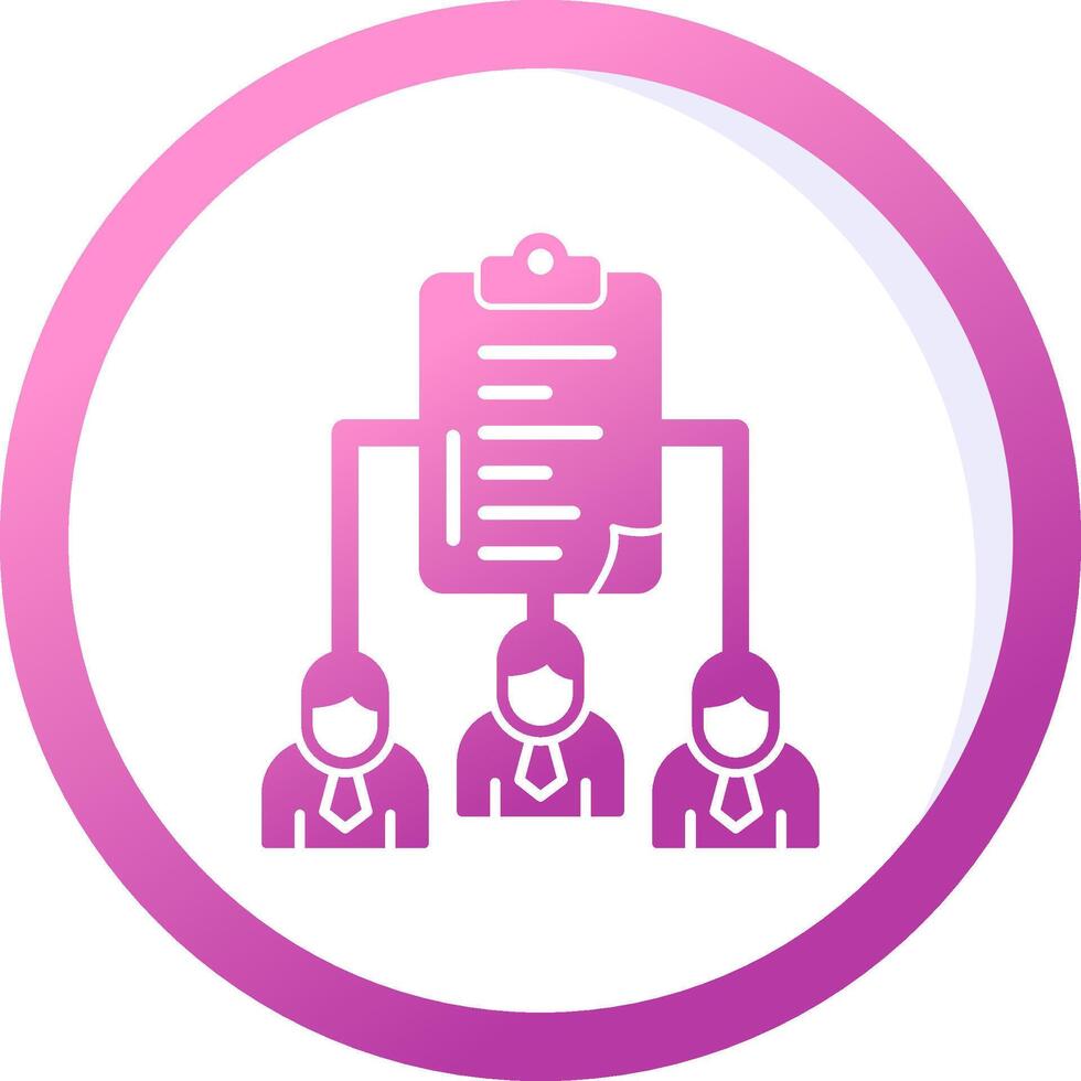 Work distribution Vector Icon