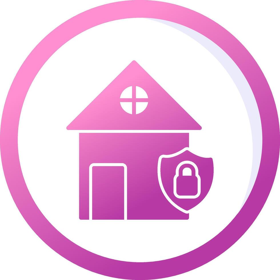 Home Security Vector Icon