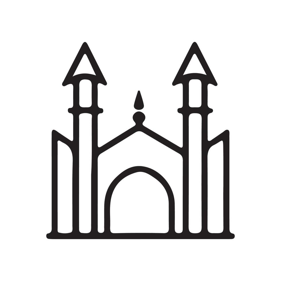 Mosque Icon Vector Images