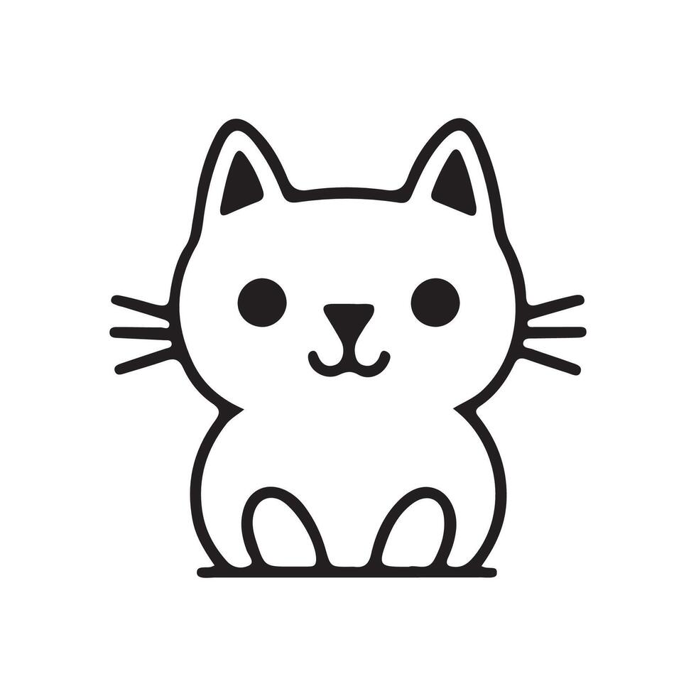 gato icono vector arte, iconos, y gráficos