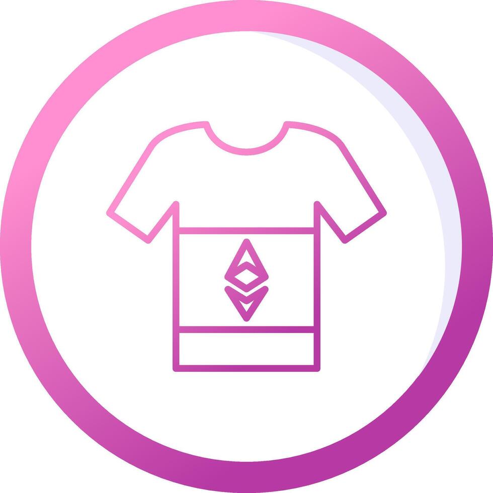 Ethereum Tshirt Vector Icon