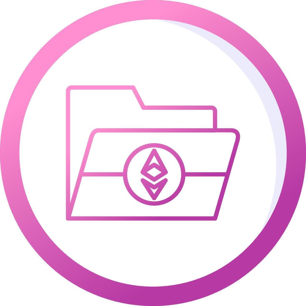 Ethereum Folder Vector Icon