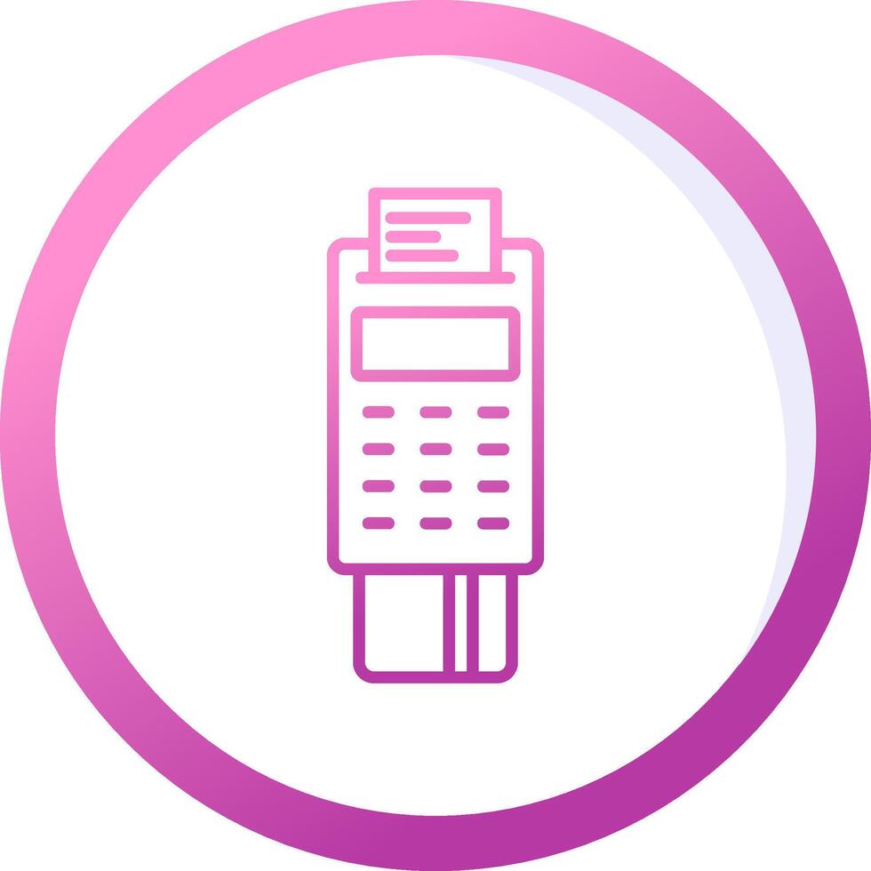 Pos Terminal Vector Icon