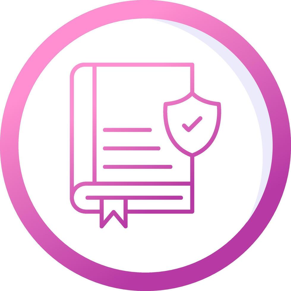 Book Secure Vector Icon