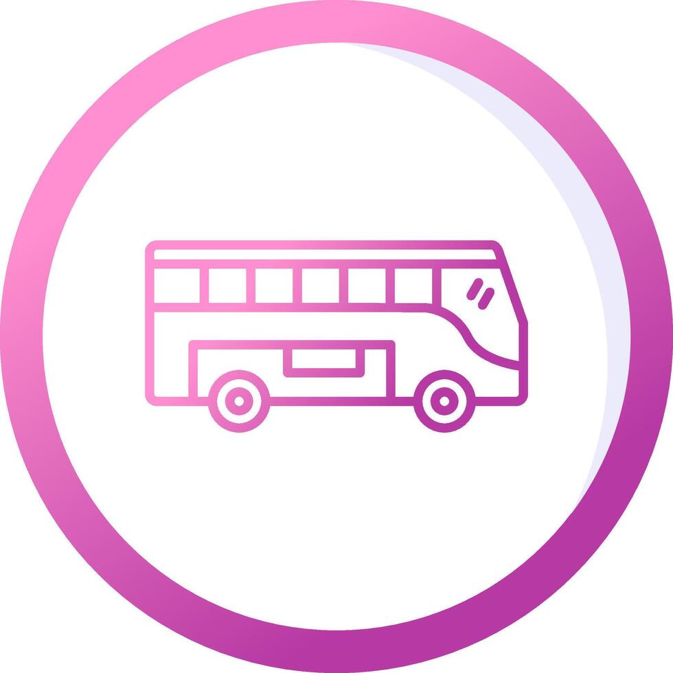 icono de vector de bus