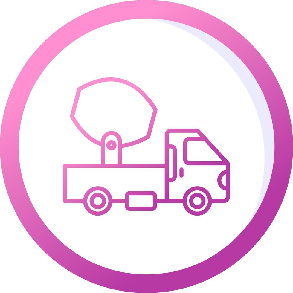 Cement Truck Vector Icon