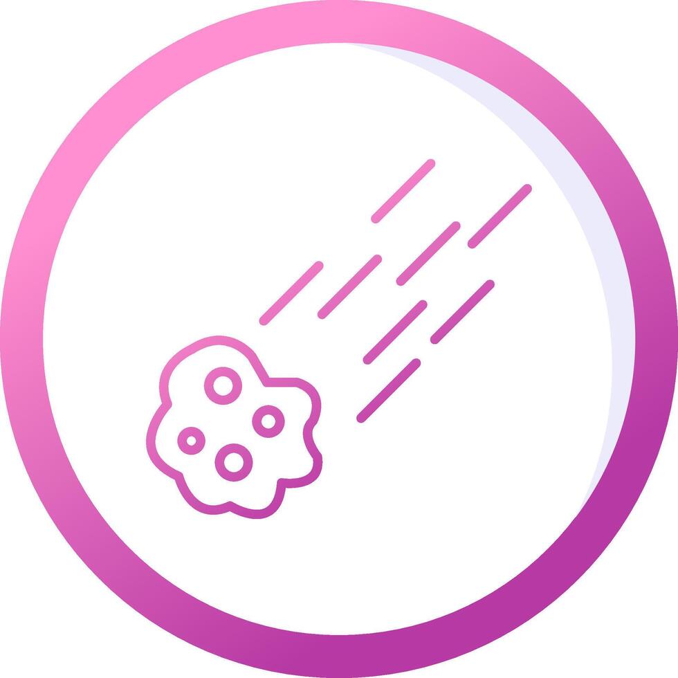 Meteor Vector Icon