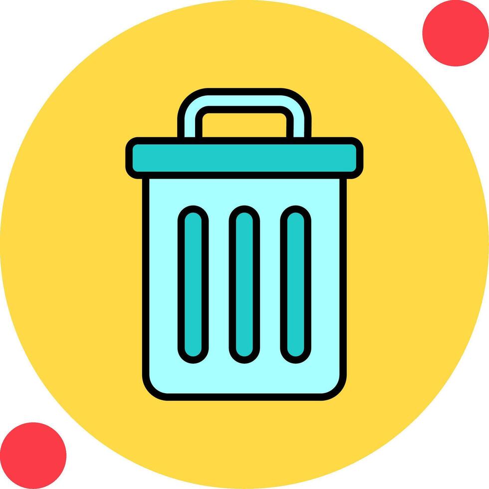 Trash Bin Vector Icon