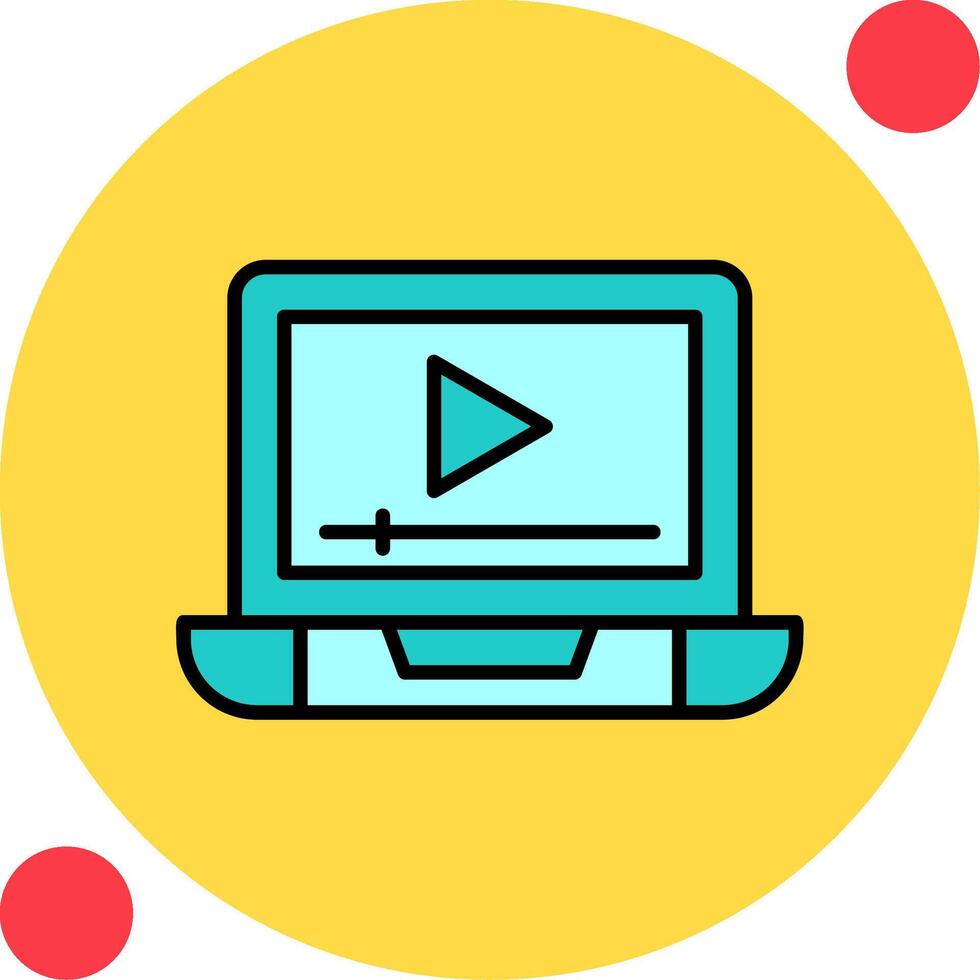 vídeo anuncio vector icono