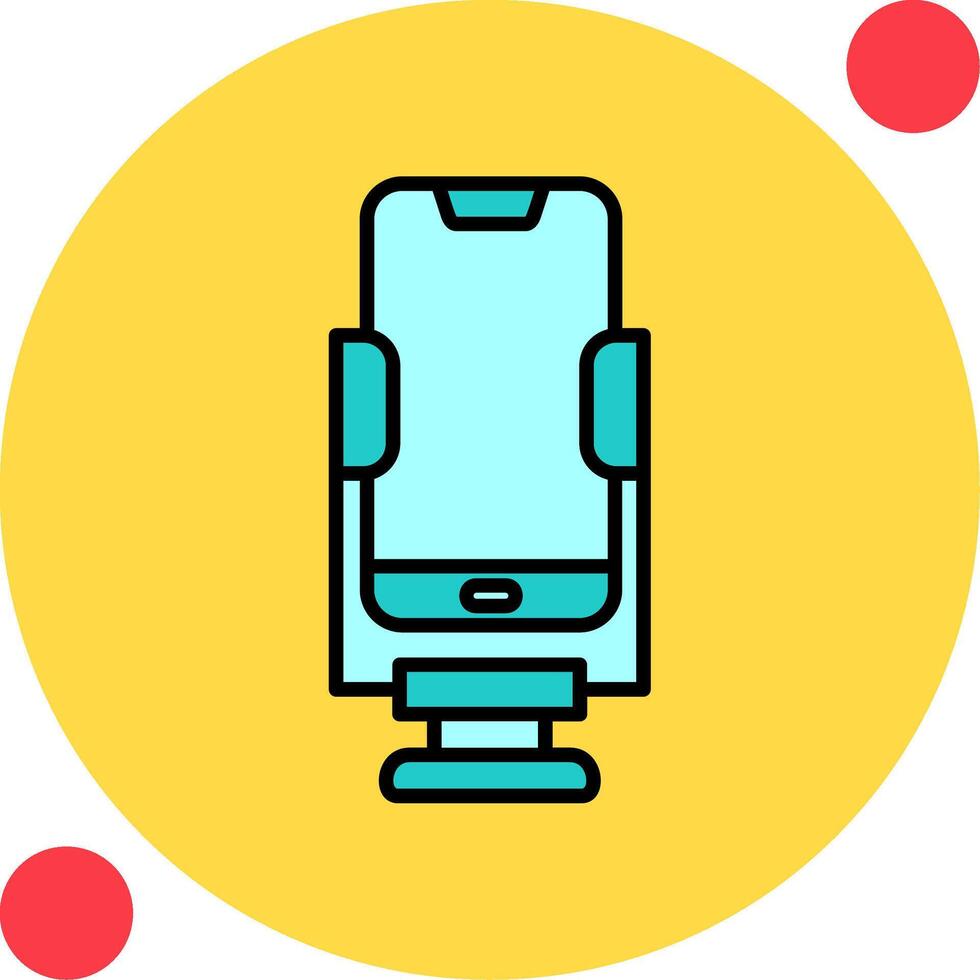 Smartphone Stand Vector Icon