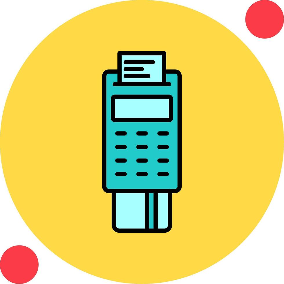 Pos Terminal Vector Icon