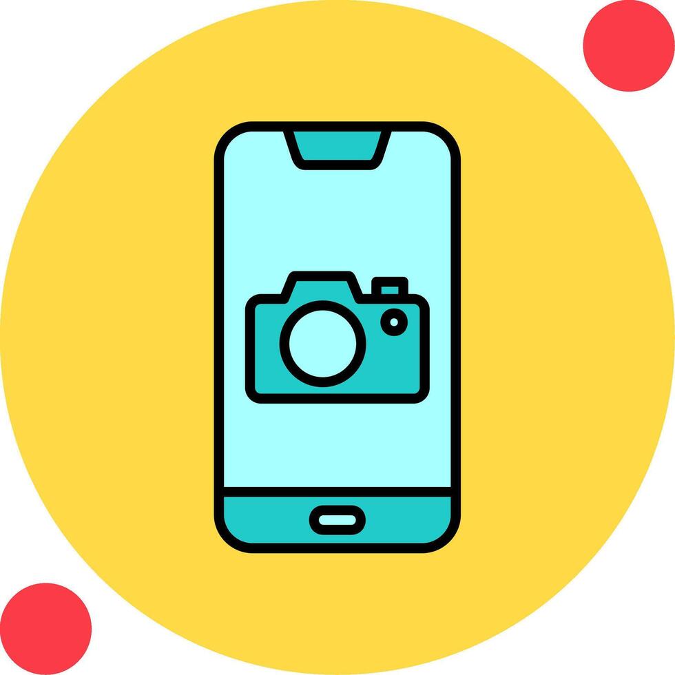 Smartphone Camera Vector Icon