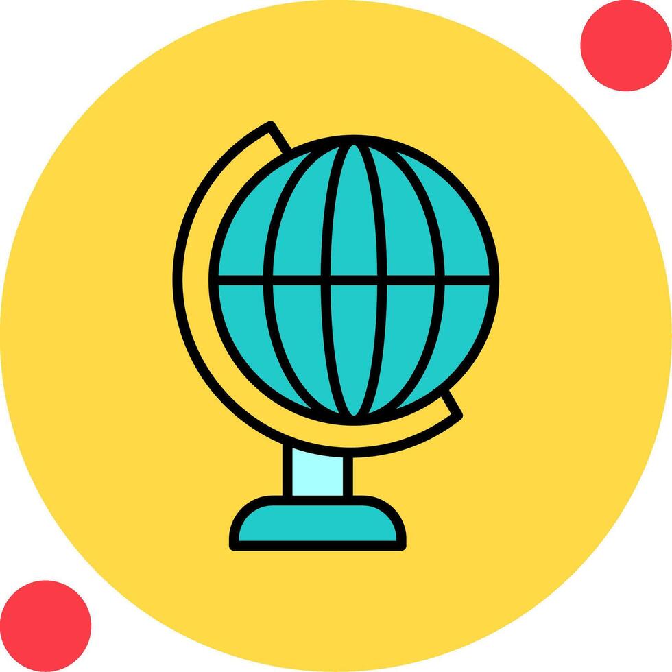 mundo globo vector icono